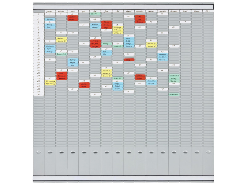 FRANKEN Tableau planning à fiches T, (L)1.008 x (H)1.008 mm
