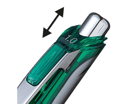 Pentel Liquid stylo roller à encre gel Energel BL80, vert