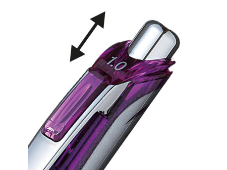 Pentel Liquid stylo à encre gel Energel BL80, violet