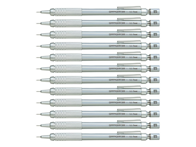 Pentel Porte-mines GRAPHGEAR 500, diamètre de mines: 0,3 mm