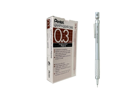 Pentel Porte-mines GRAPHGEAR 500, diamètre de mines: 0,3 mm