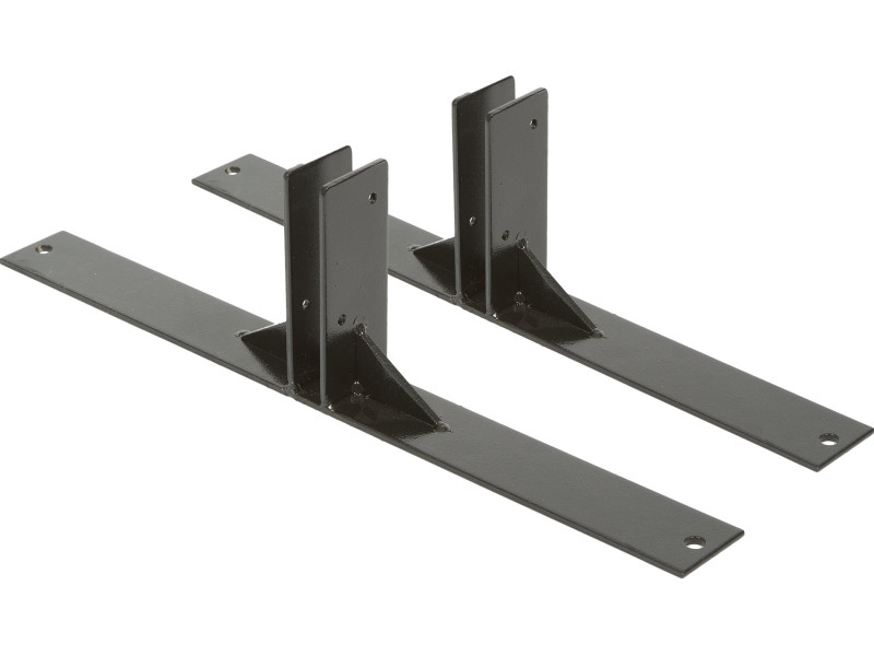 Securit Pieds en métal pour cloison MULTI BOARD, noir