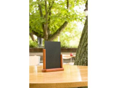 Securit Ardoise de table ELEGANT, moyen, acajou