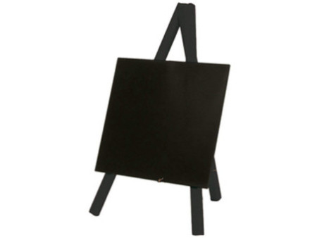Securit Ardoise de table MINI avec trépied, acajou