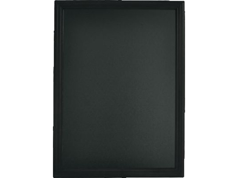 Securit Ardoise murale UNIVERSAL, avec cadre en bois, noir
