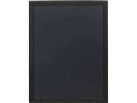 Securit Ardoise murale UNIVERSAL, avec cadre en bois, noir
