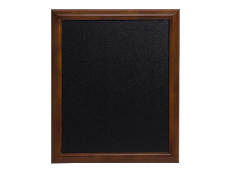 Securit Ardoise murale UNIVERSAL, avec cadre en bois, marron