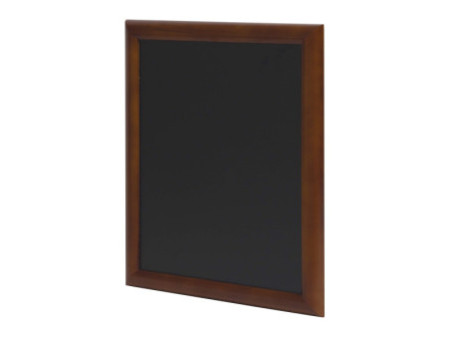 Securit Ardoise murale UNIVERSAL, avec cadre en bois, marron