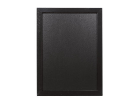 Securit Ardoise murale WOODY, avec cadre en bois, noir