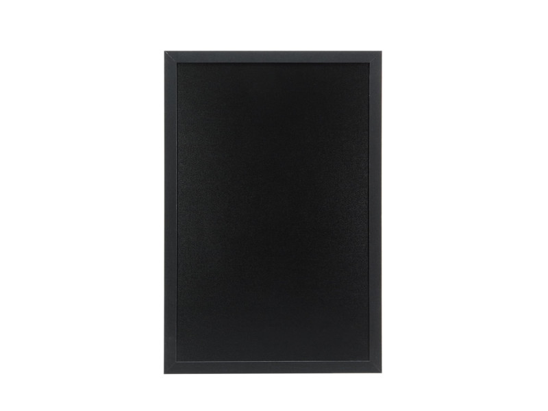 Securit Ardoise murale WOODY, avec cadre en bois, noir