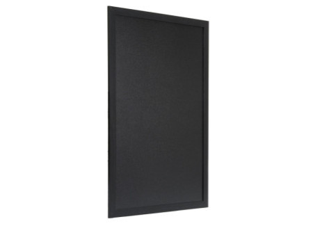Securit Ardoise murale WOODY, avec cadre en bois, noir