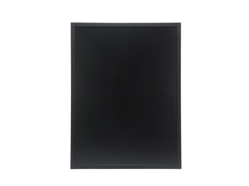 Securit Ardoise murale WOODY, avec cadre en bois, noir