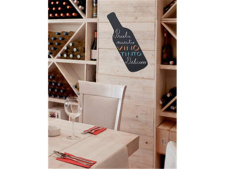 Securit Ardoise murale SILHOUETTE 'Bouteille'