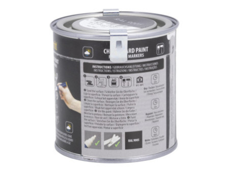 Securit Peinture pour tableau ardoise PAINT, 250 ml, noir