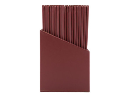Securit Protège-menus CLASSIC, A4, boîte de 20, bordeaux