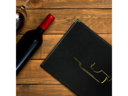 Securit Carte des vins CLASSIC, A4, noir