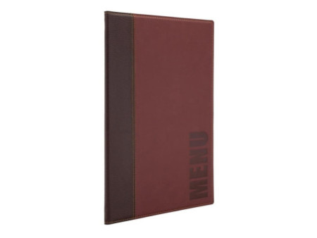 Securit Protège-menus TRENDY, A4, bordeaux