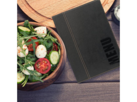 Securit Protège-menus TRENDY, A5, noir