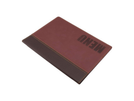Securit Protège-menus TRENDY, A5, bordeaux