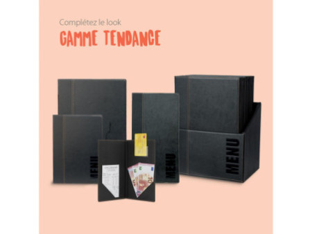 Securit Pochette pour additions TRENDY, noir
