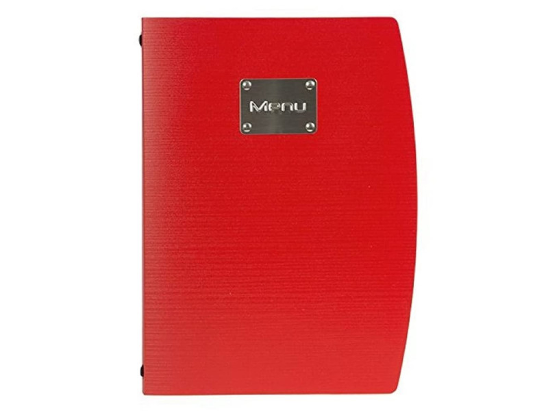Securit Protège-menus RIO MENU, A4, rouge