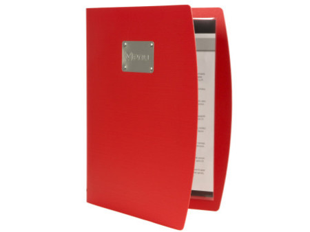 Securit Protège-menus RIO MENU, A4, rouge