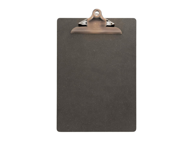 Securit Porte-menu à pince, A4, en bois, marron