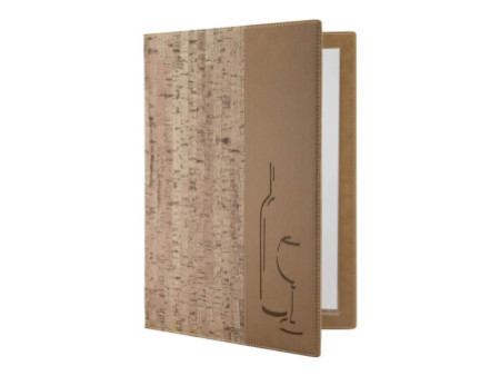 Securit Carte des vins DESIGN CORK, A4, beige
