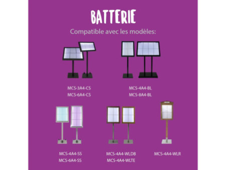 Securit Batterie lithium-ion