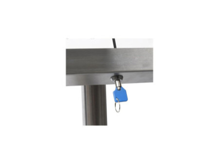 Securit Vitrine d'affichage LED Classic, 4 x A4, argent