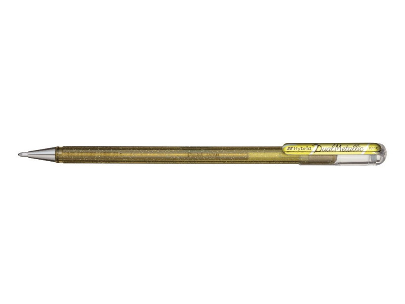 Pentel Hybrid Stylo roller encre gel 'Dual Pen', or