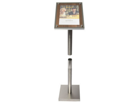 Securit Vitrine d'affichage GLASS STAR, 1x feuille A4, noyer
