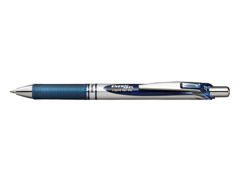 Pentel Stylo roller encre gel Energel BL77, bleu nuit