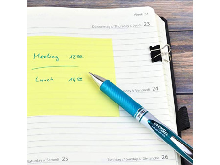 Pentel Stylo roller encre gel Energel BL77, bleu nuit