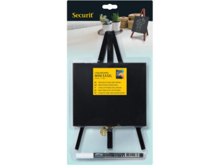 Securit Ardoise de table MINI avec trépied, noir