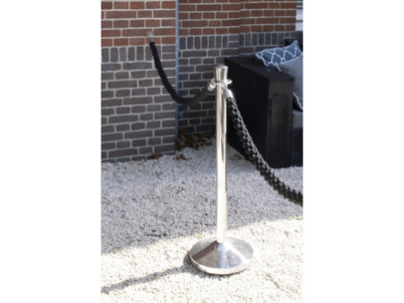 Securit Socle pour poteau d'accueil CLASSIC, chrome