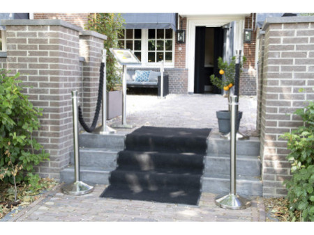 Securit Socle pour poteau d'accueil CLASSIC, chrome