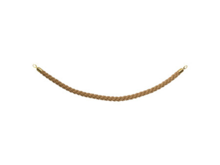 Securit Corde pour poteau d'accueil CLASSIC, bronze / or