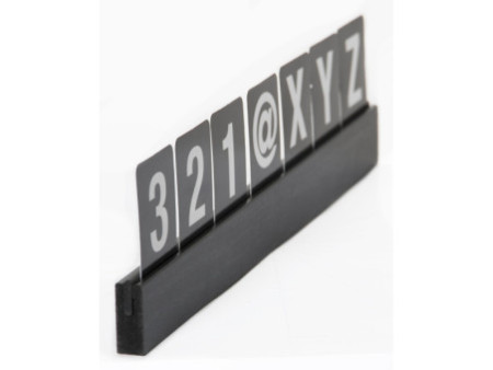 Securit Etagère lettres LETTER SHELF, bois noir