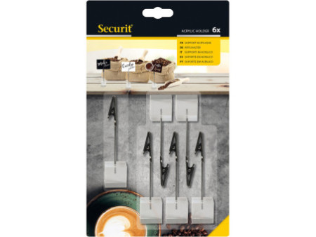 Securit Support CLAMP ardoise, acrylique