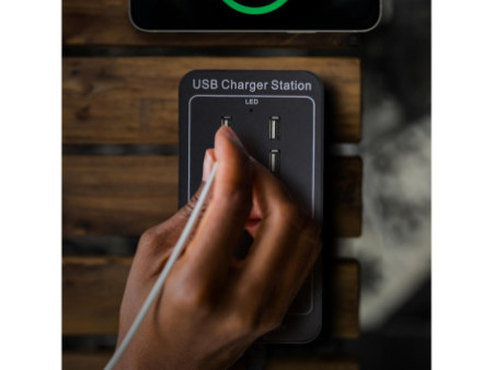 Securit Chargeur multiple MULTICHARGER, noir