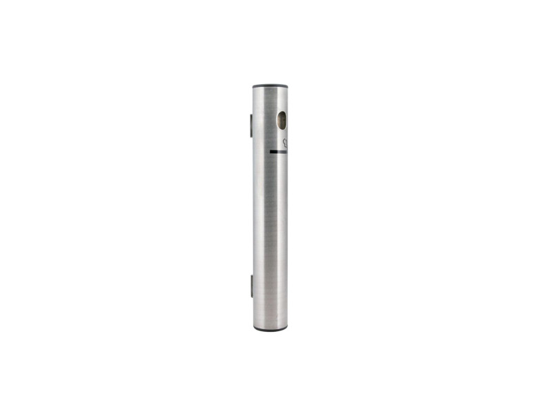 Securit Cendrier extérieur mural, acier inoxydable, argent