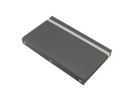 Securit Pochette pour additions WOOD, en cuir et bois, gris