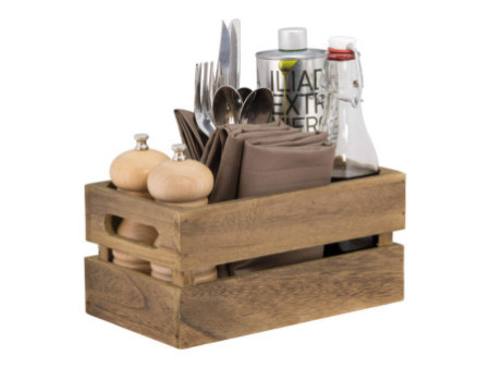 Securit Caisse en bois Tablecaddy, (L)116 x(P)240 x(H)142 mm