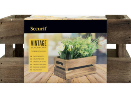 Securit Caisse en bois Tablecaddy, (L)116 x(P)240 x(H)142 mm