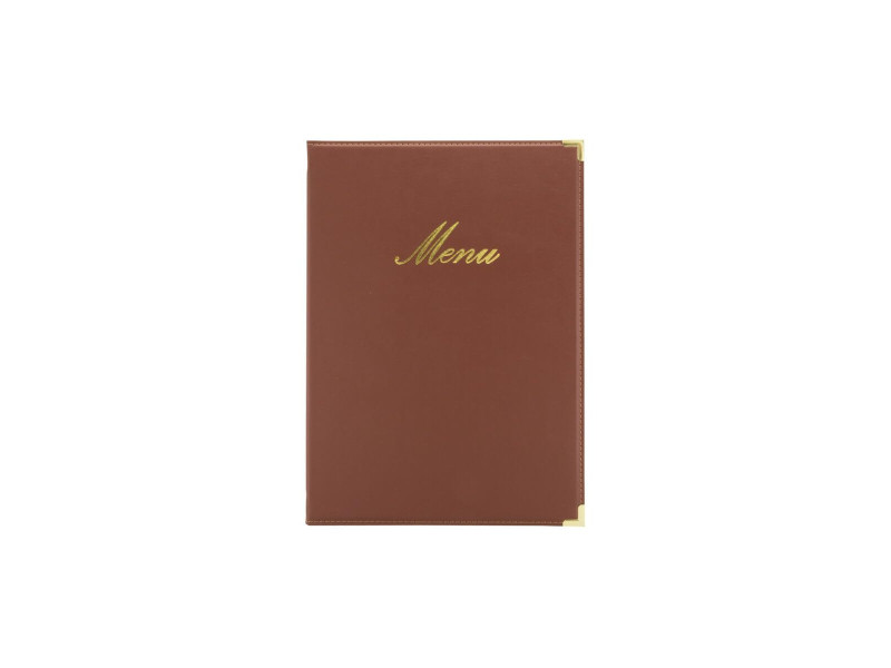 Securit Protège-menus CLASSIC, A4, bordeaux