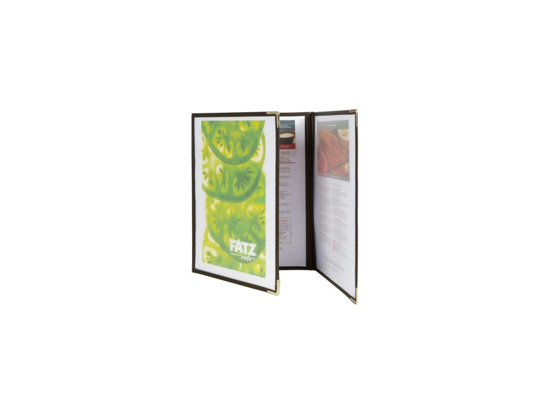Securit Porte-menu CRYSTAL, A4, pour 6 feuilles