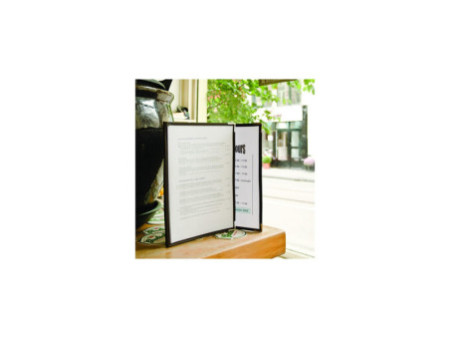 Securit Porte-menu CRYSTAL, A4, pour 6 feuilles