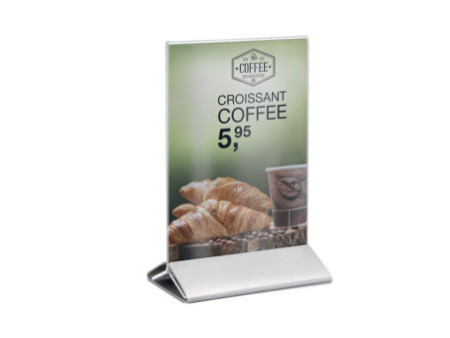 Securit Porte-visuel POSTER FRAMES, A6, socle métal