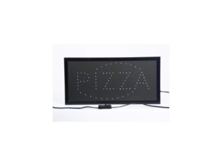 Securit Panneau publicitaire à LED 'PIZZA', 2 couleurs vives